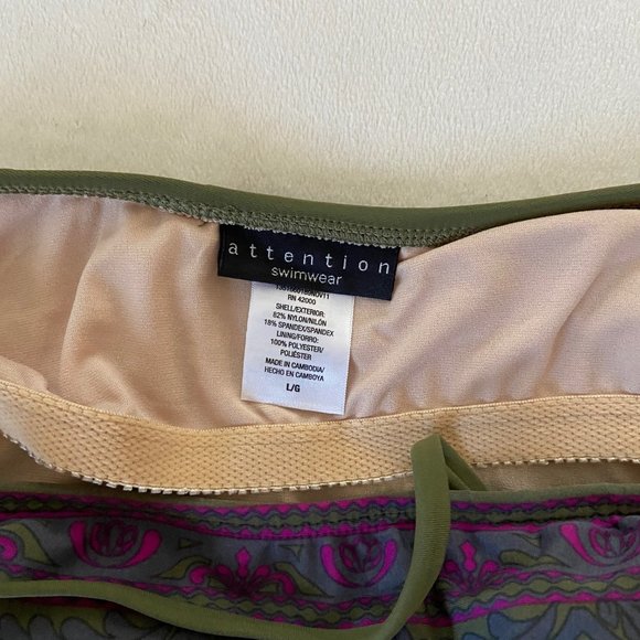 TWO SWIMSUITS FOR THE PRICE OF ONE!!     One in purple, one in green - Picture 7 of 9